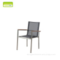 Modern Design Stainless Steel With Teslin Dining Chair